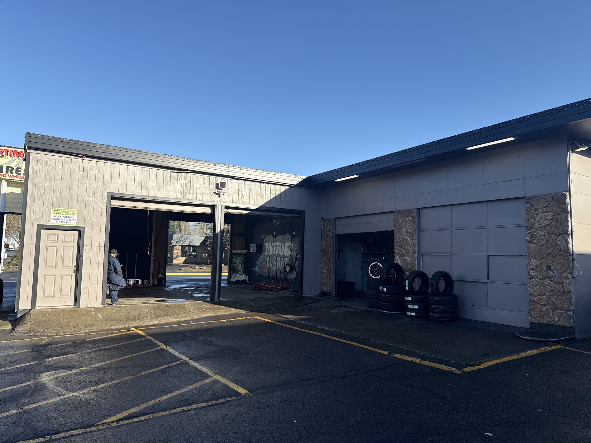 Martinez Tire Center storefront in Keizer Oregon
